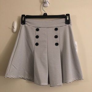 Striped Mini Skirt